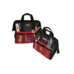 13-In and 18-In Zippered Tool Bag Combo , Black