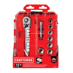 3/8-in Drive Metric Socket Set With Ratchet (11 pc)