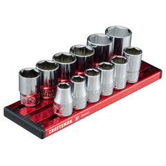 V-Series™ 3/8 in Drive Metric 6-Point Socket Set (12 pc)